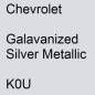 Preview: Chevrolet, Galavanized Silver Metallic, K0U.